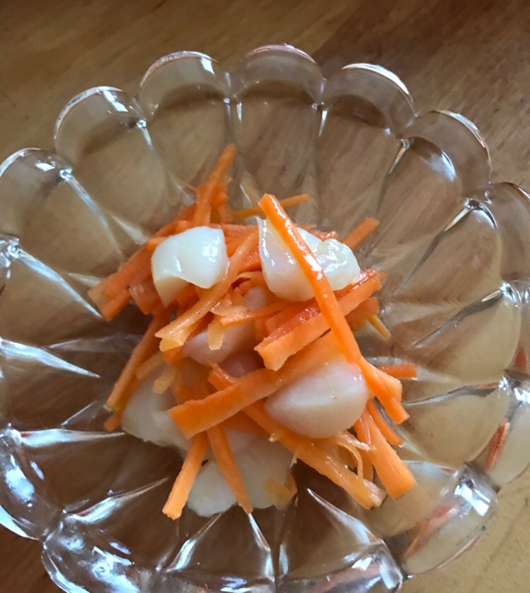 ホタテ入りキャロットラペ