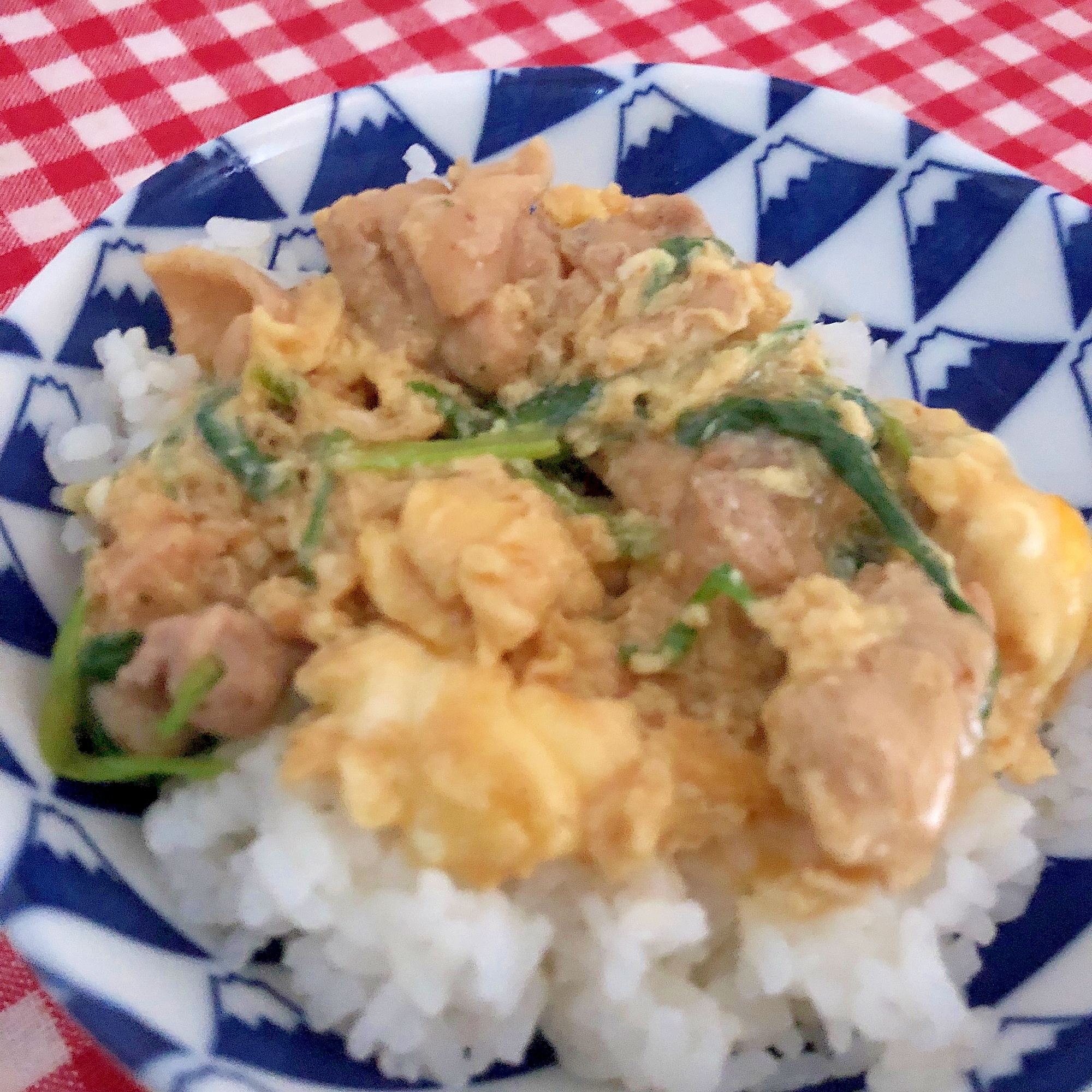 豆苗入りの親子丼★