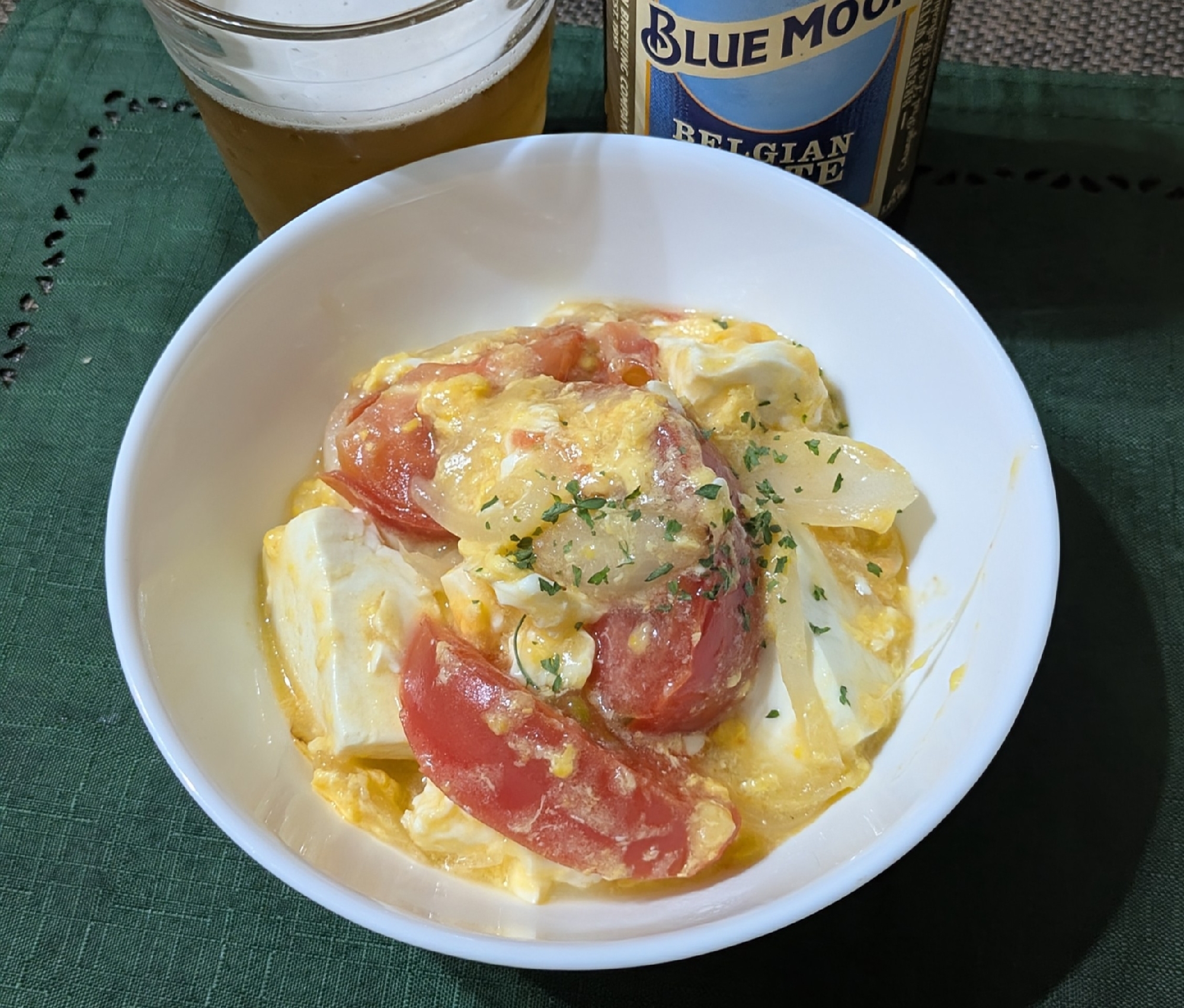 トマトと豆腐のトロ〜リ炒め