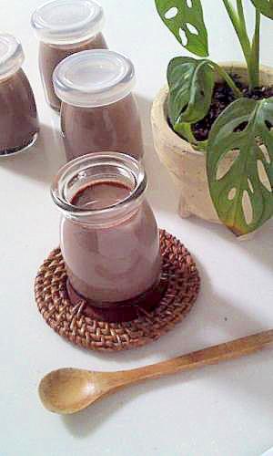 ココアdeチョコプリン。とろっとろ❤