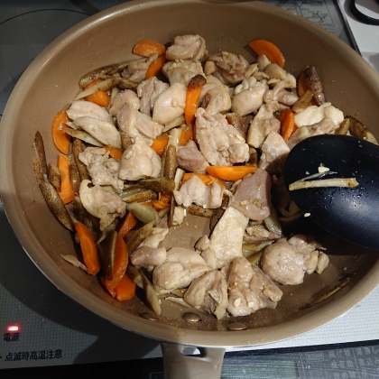 ガーリック鶏ごぼう