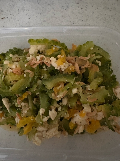 夏だ！絹ごし豆腐でふんわりゴーヤーチャンプルー♪