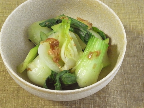 青梗菜の煮浸し