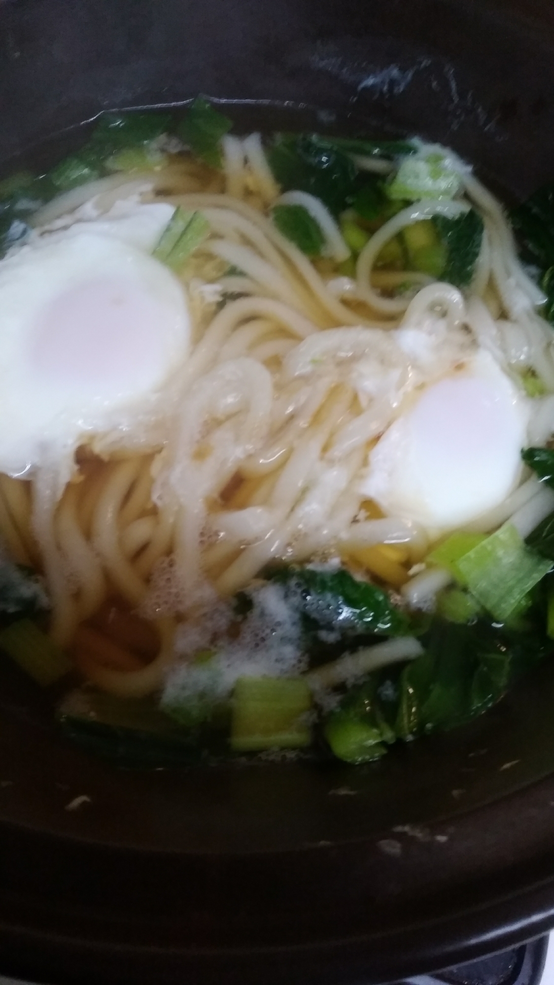 鍋焼きたまごうどん