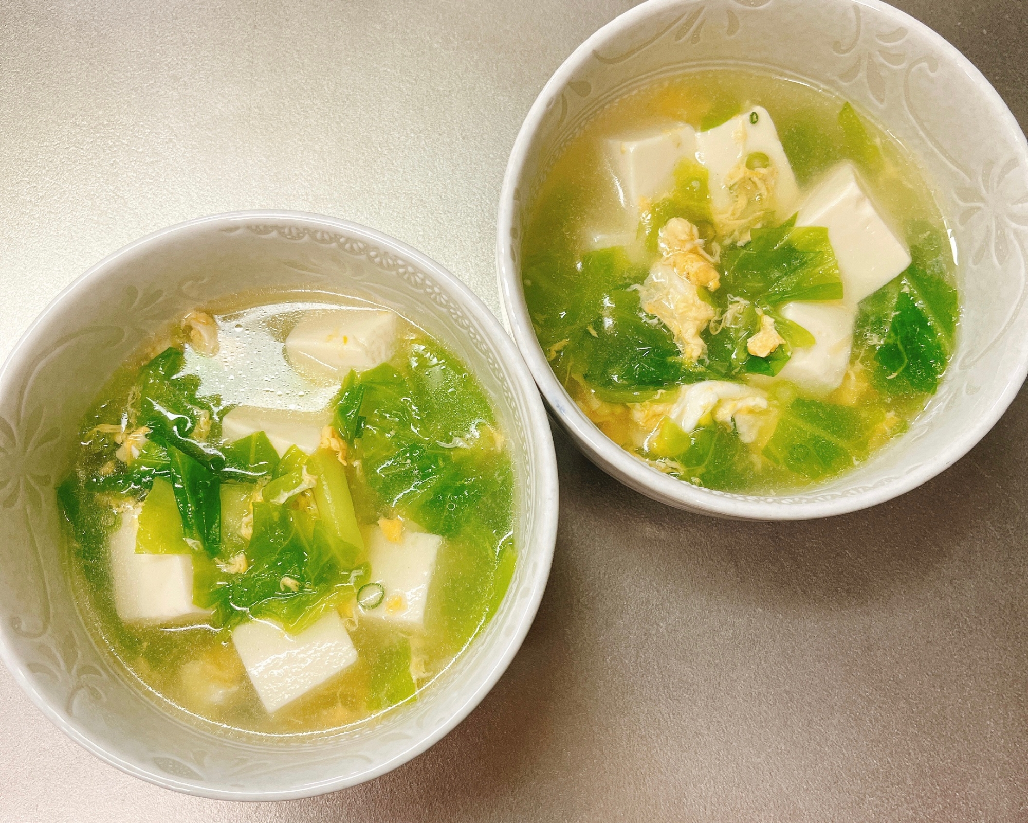 生姜スープ☆キャベツと豆腐