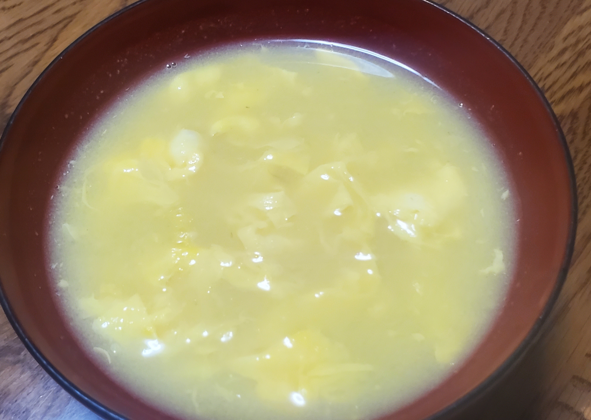 卵入り和風コーンスープ