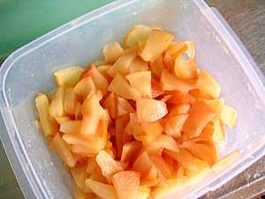 しなびたりんごも捨てないで～レンジで簡単　煮りんご