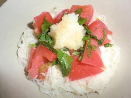 トマト素麺