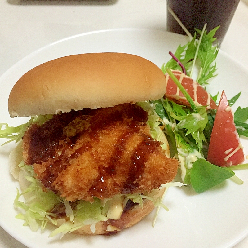 チキンカツバーガー ♪