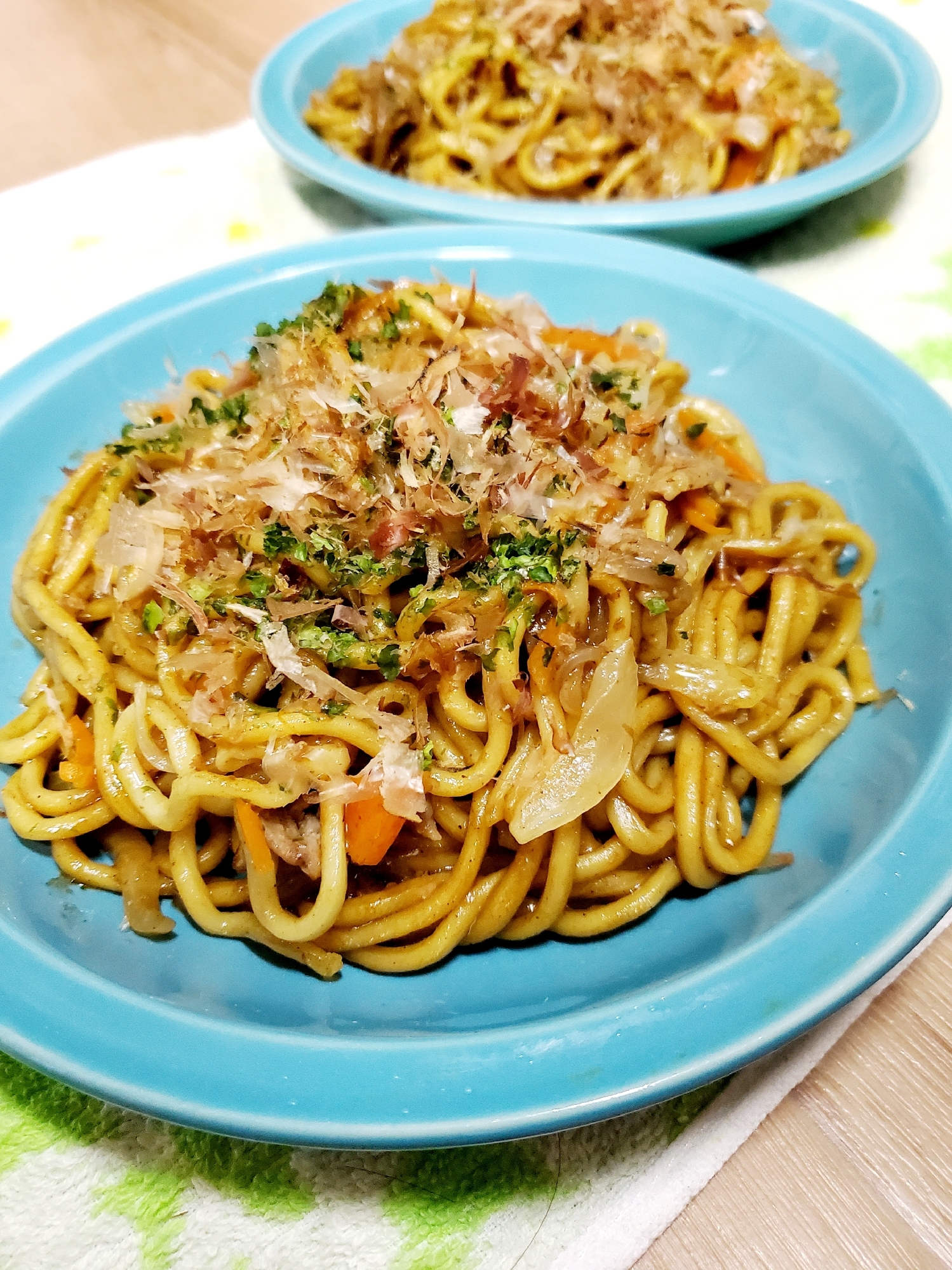 キャベツなしで作った焼きそば