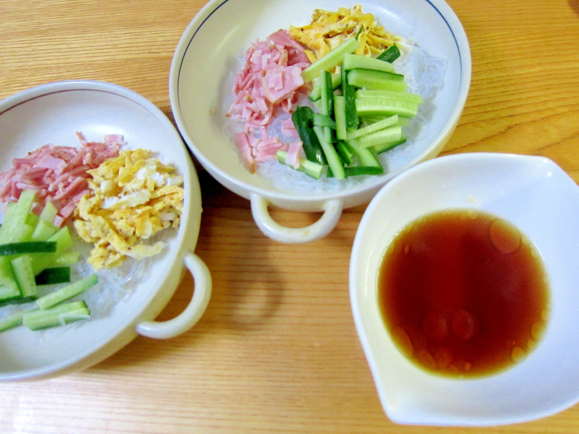 胡瓜卵ハム春雨サラダ