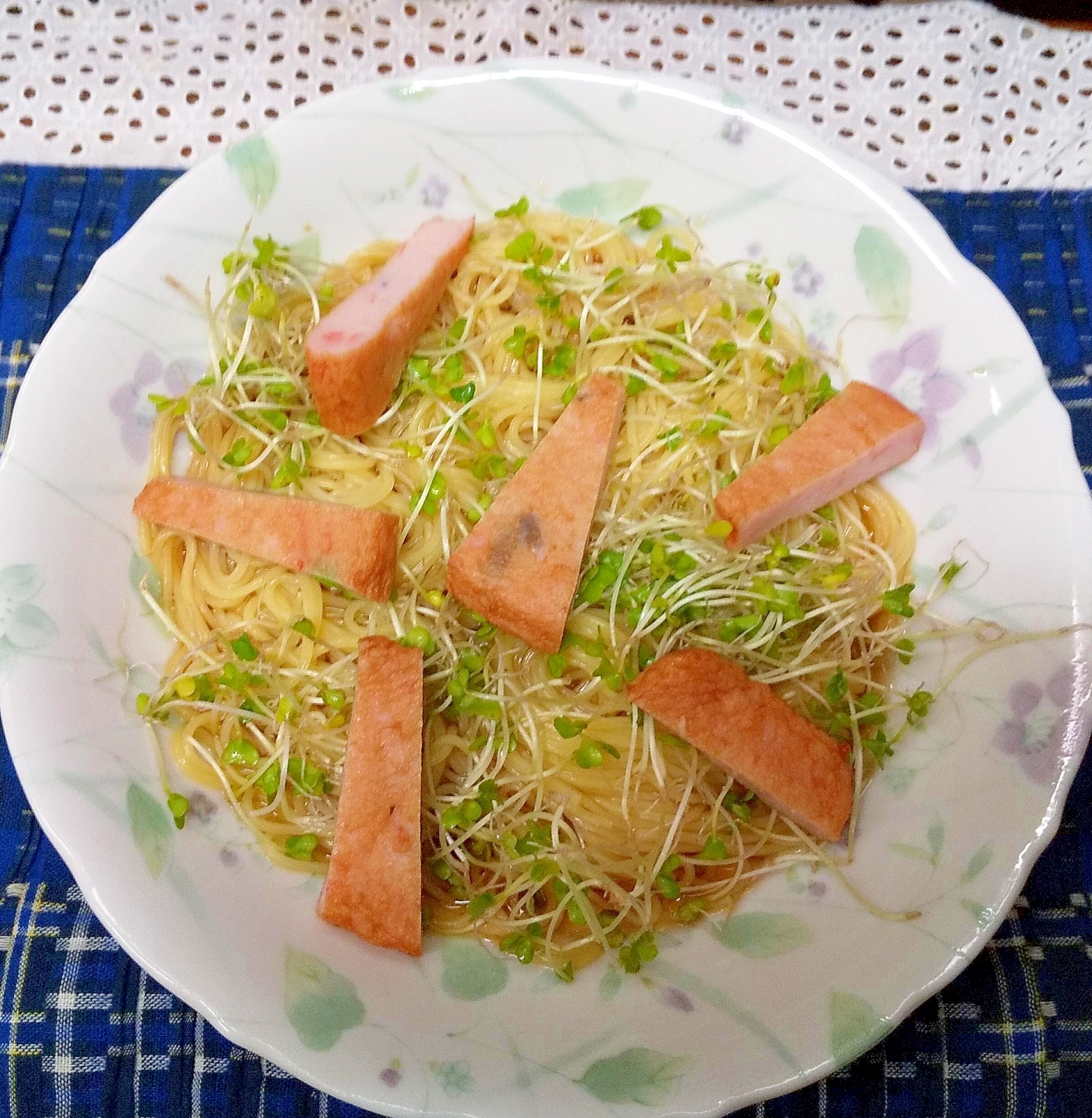 野菜と素麺