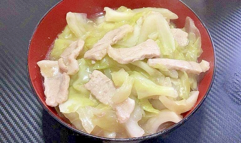素朴飯『あんかけ豚キャベツ丼』