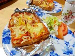 トマトバジルソースでピザトースト レシピ 作り方 By Tom Bose 楽天レシピ トマトバジルソースでピザトースト レシピ 作り方 By Tom Bose 楽天レシピ