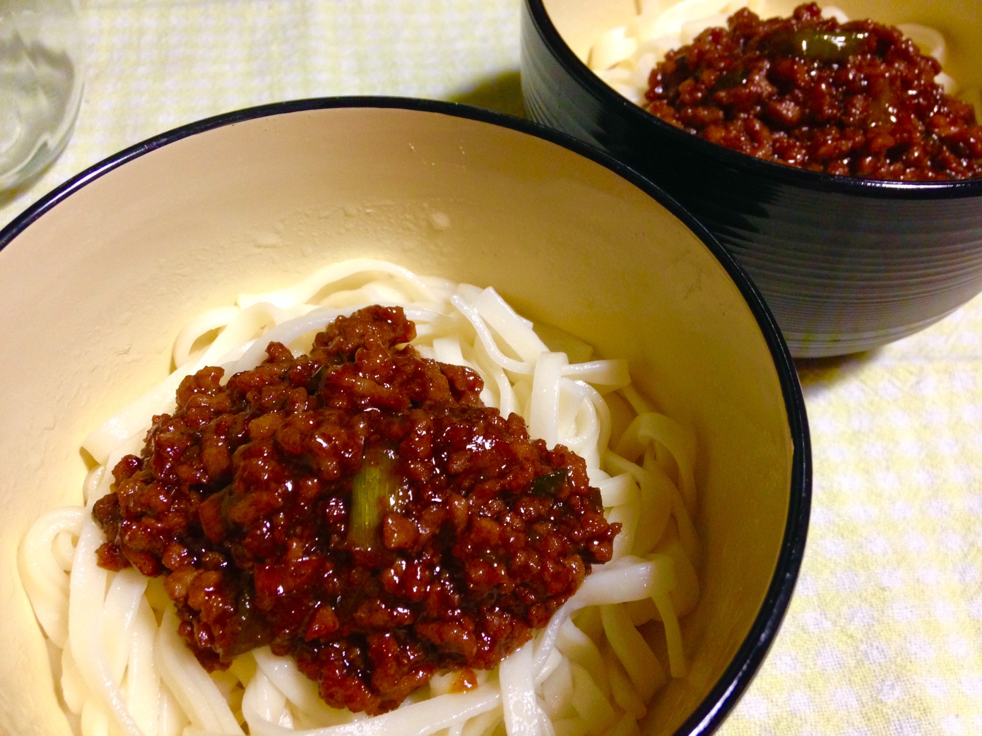 つけ麺用スープの素で★簡単肉うどん