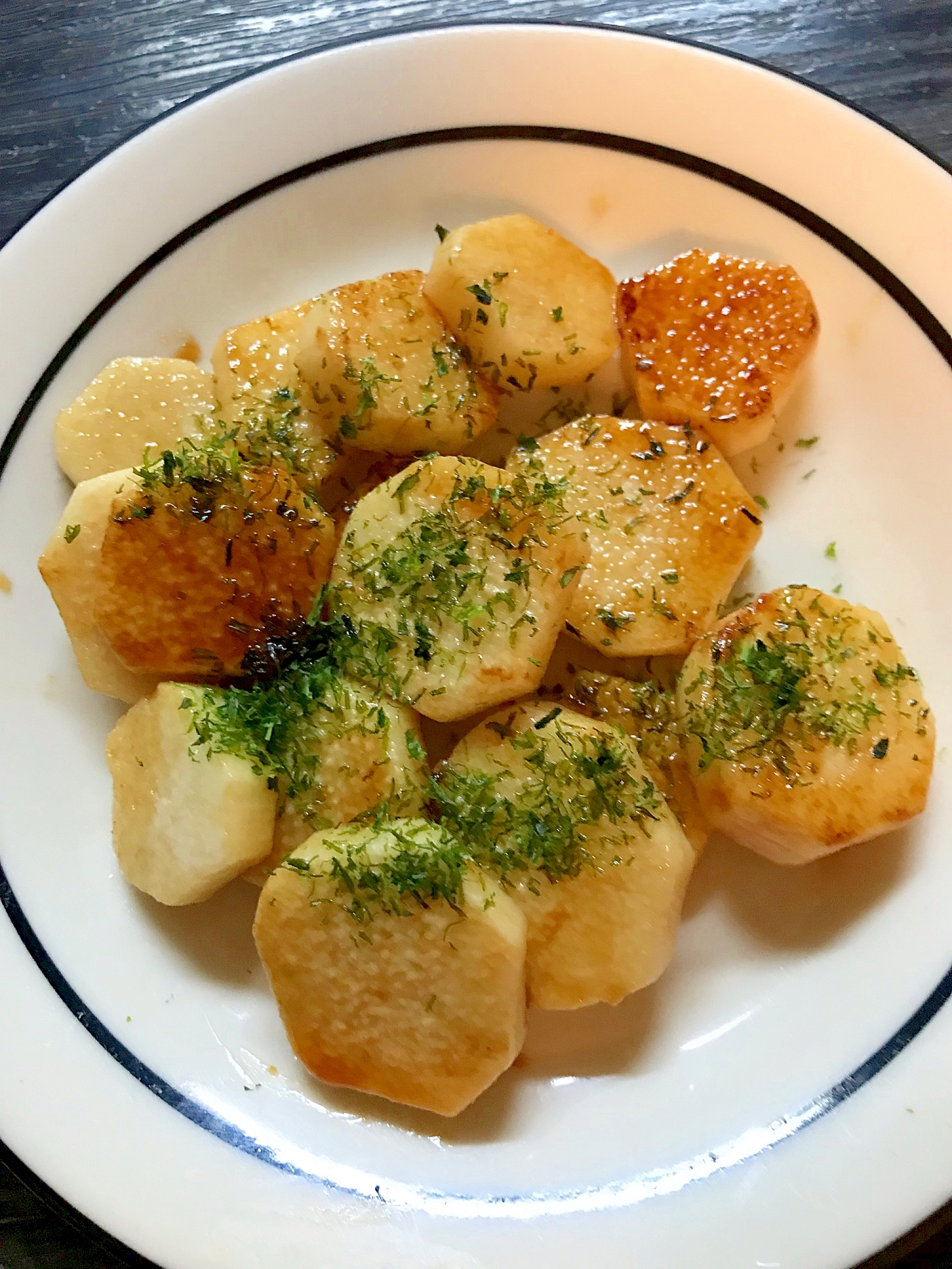 山芋の胡麻油炒め