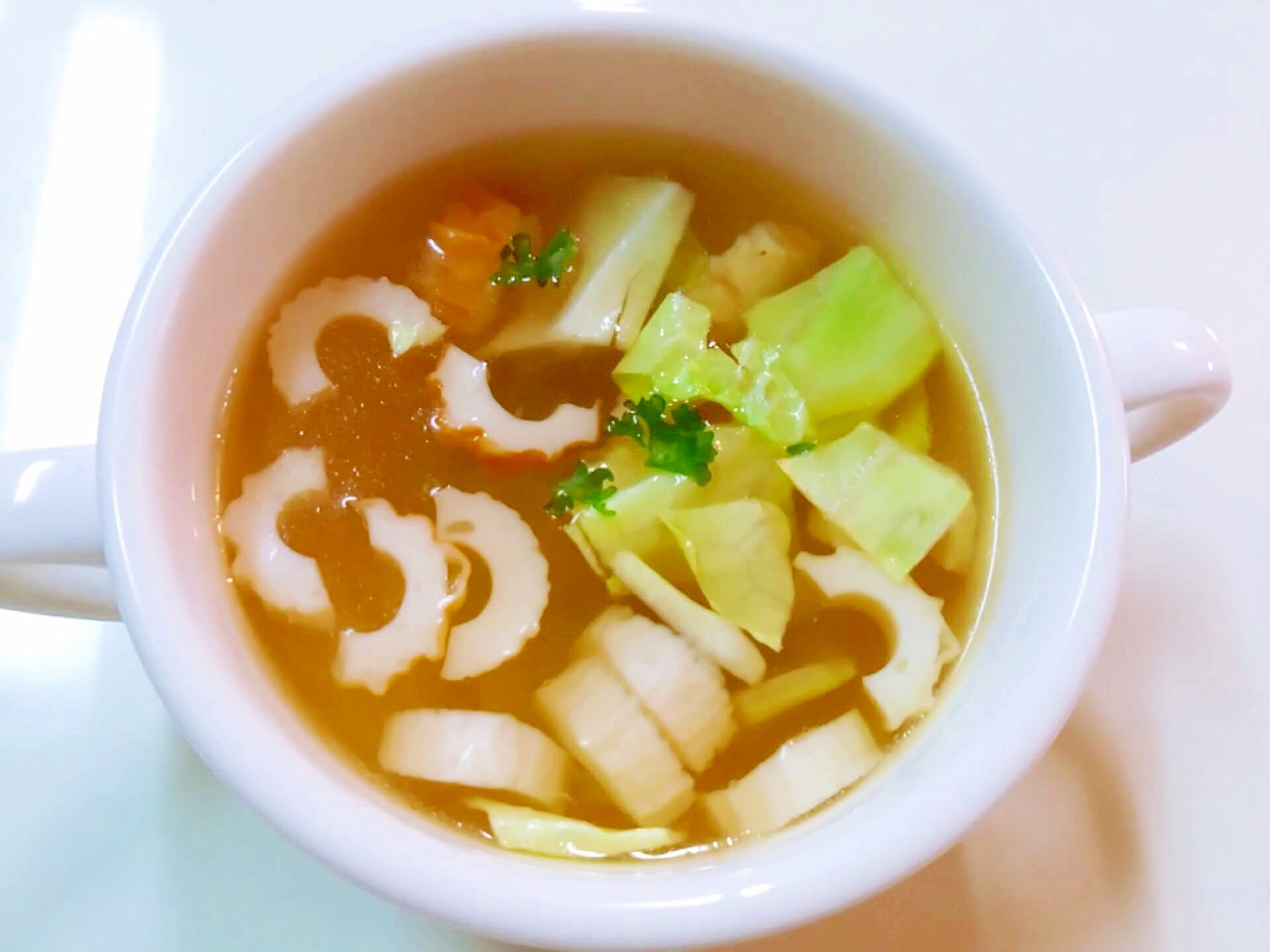 キャベツと竹輪のコンソメスープ レシピ 作り方 By のん786 楽天レシピ キャベツと竹輪のコンソメスープ レシピ 作り方 By のん786 楽天レシピ