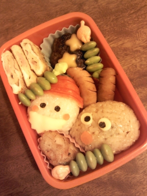 クリスマス☆サンタ&トナカイのお弁当！