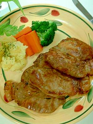 超簡単 スピード料理 絶品ソースのポークステーキ レシピ 作り方 By Canon 楽天レシピ 超簡単 スピード料理 絶品ソースのポークステーキ レシピ 作り方 By Canon 楽天レシピ