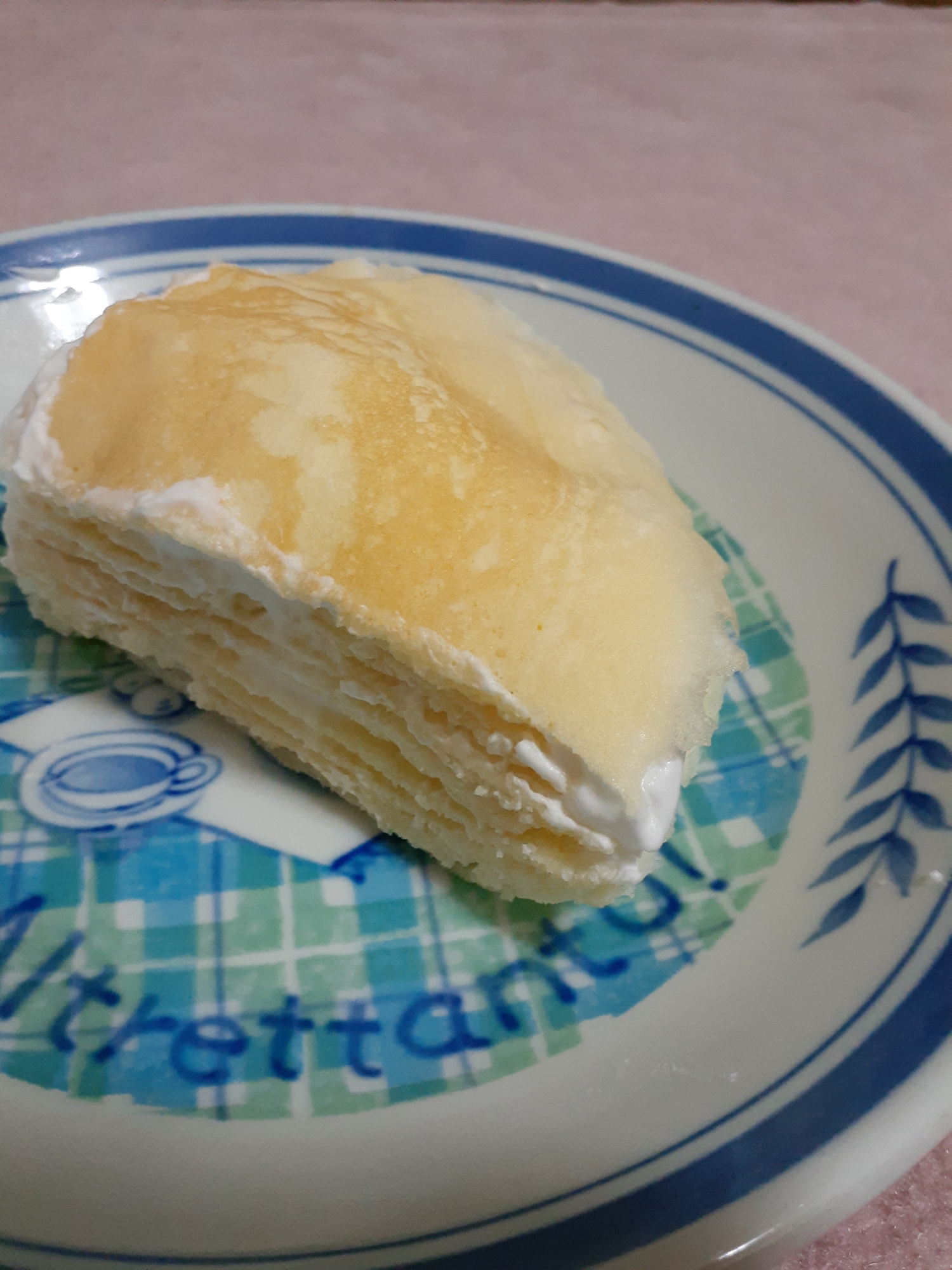 簡単  ホットケーキミックスでミルクレープ