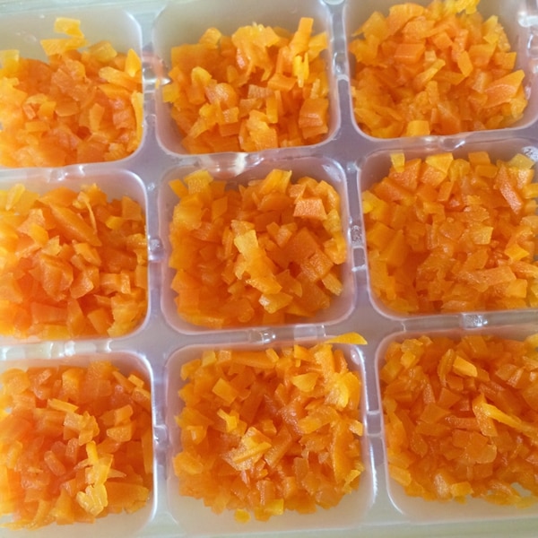 離乳食作り置き モグモグ期 にんじん編 レシピ 作り方 By なおちんママ 楽天レシピ 離乳食作り置き モグモグ期 にんじん編 レシピ 作り方 By なおちんママ 楽天レシピ