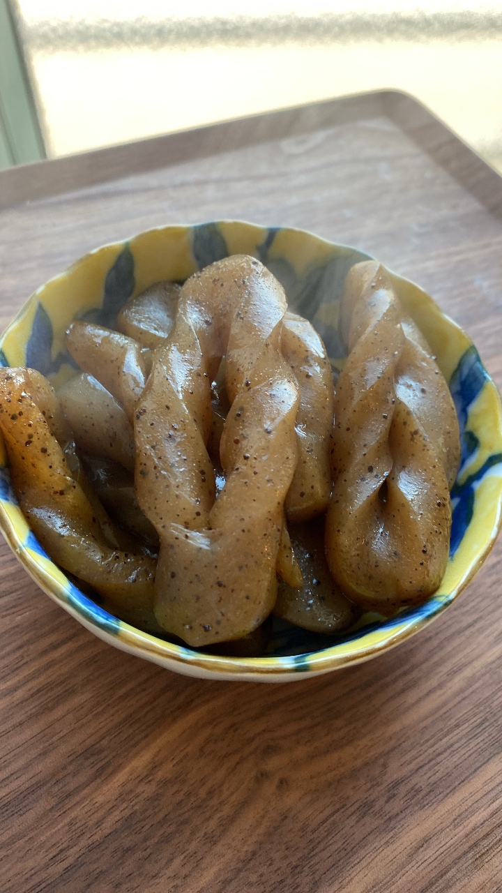 弁当に 簡単ねじりこんにゃくの甘辛照り煮 レシピ 作り方 By ラムズキッチン 楽天レシピ 弁当に 簡単ねじりこんにゃくの甘辛照り煮 レシピ 作り方 By ラムズキッチン 楽天レシピ