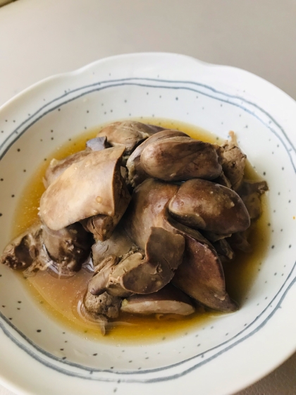 我が家の定番！生姜の効いた鶏肝煮