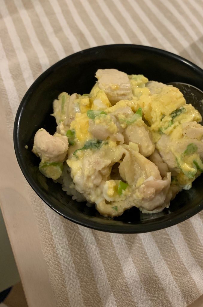 レンチンで簡単親子丼