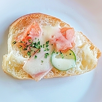 トマトのピザトーストその3