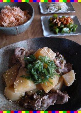 韓国の友人直伝①❀牛肉と大根の煮物