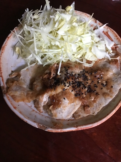 豚肉の生姜焼き(漬けないバージョン)