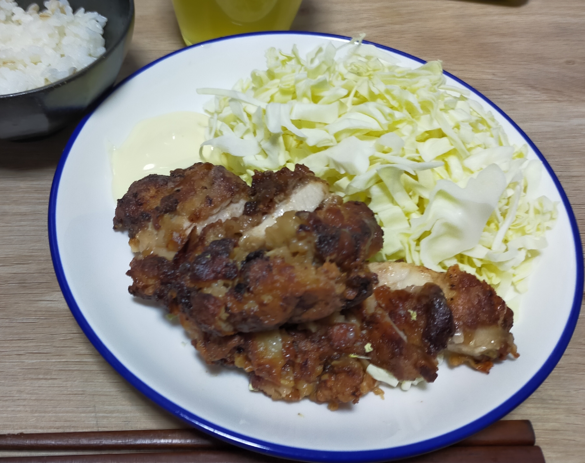 信州名物！山賊焼を揚げ焼きで作る☆