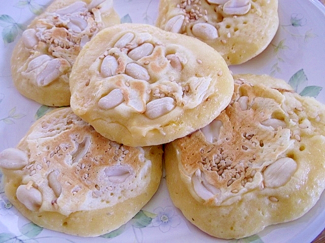 ピーナッツ＆ごまのミニ・パンケーキ