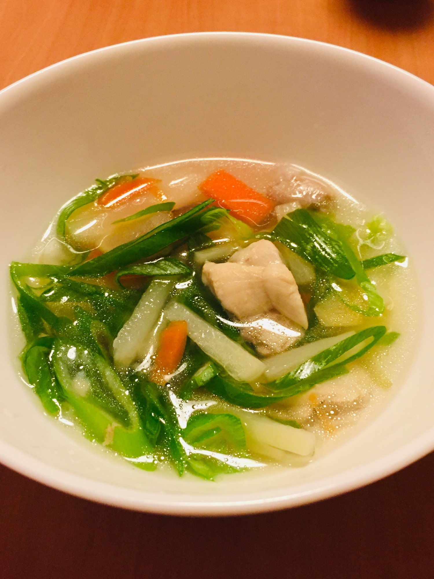 残り野菜でサムゲタン風スープ