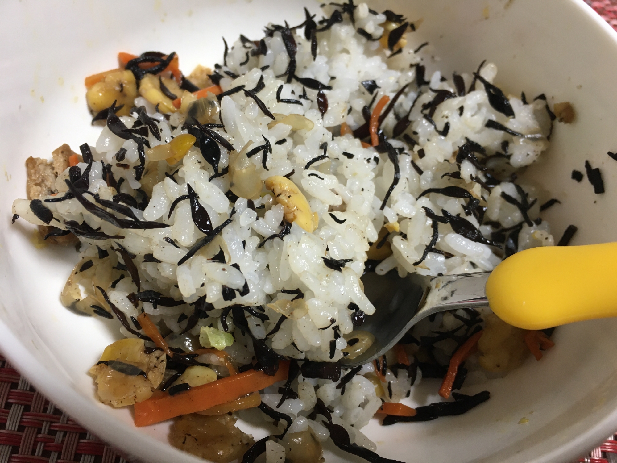 幼児食 ひじき混ぜご飯 レシピ 作り方 By えみすけ0309 楽天レシピ