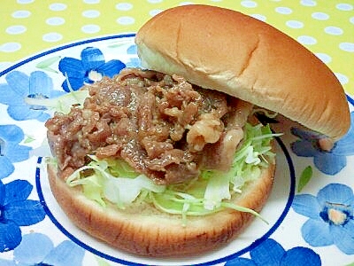 しょうが焼きバーガー