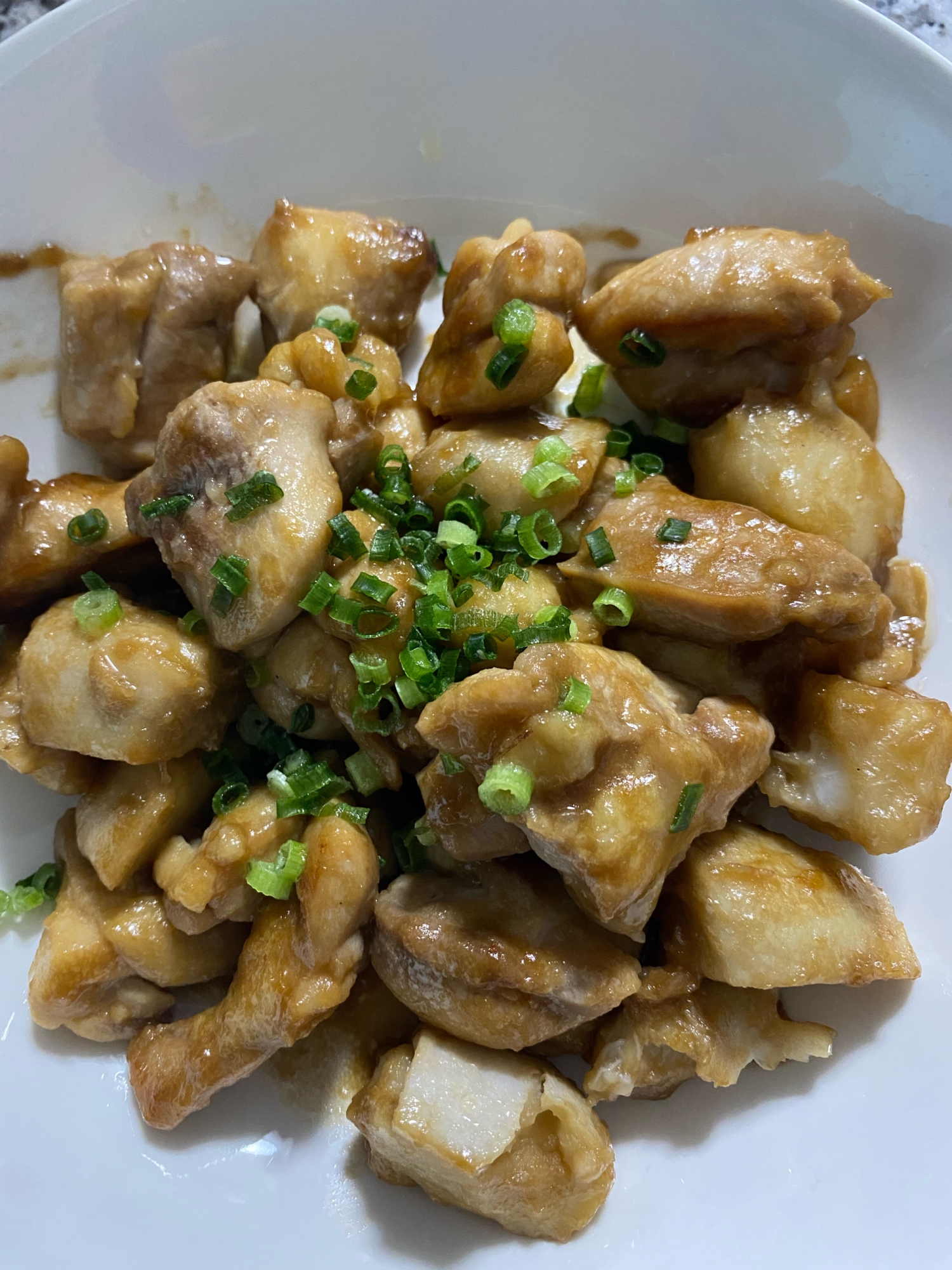 鶏もも肉と里芋の甘辛炒め