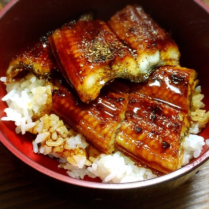 おいしい蒲焼の温め方。　うなぎ蒲焼