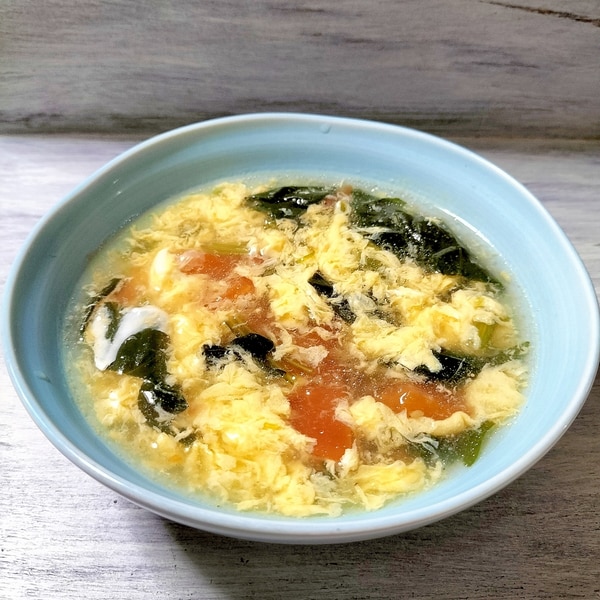 トマトとほうれん草の中華風スープ レシピ 作り方 By ここなっつん 楽天レシピ トマトとほうれん草の中華風スープ レシピ 作り方 By ここなっつん 楽天レシピ
