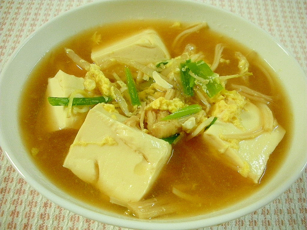 ☆豆腐と野菜のあったか麺☆