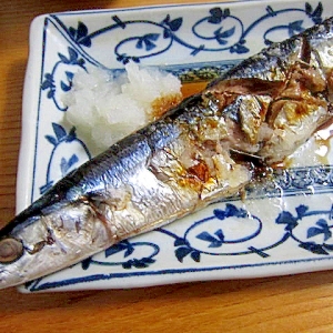 おろし大根秋刀魚焼き