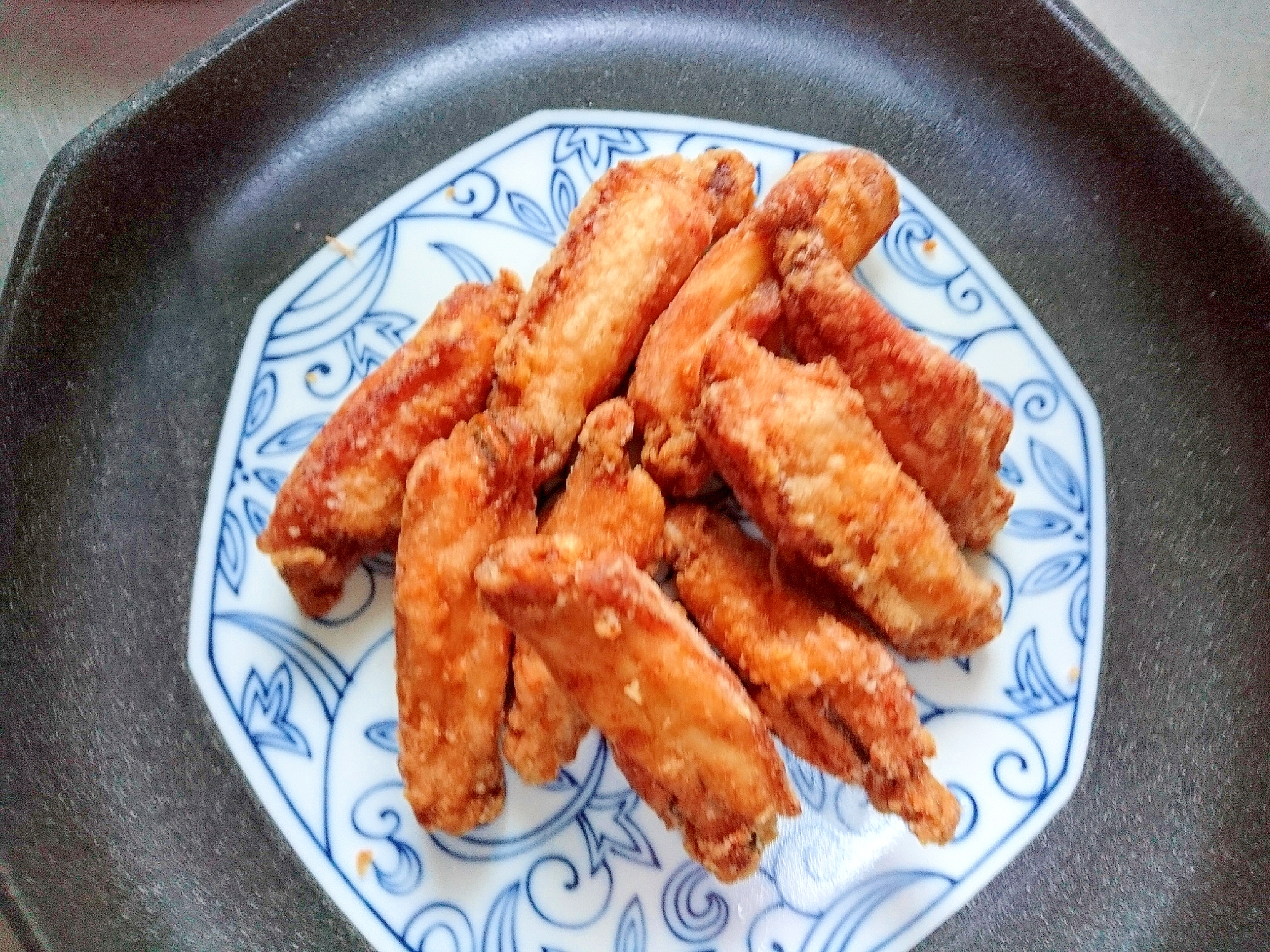 鶏手羽中の竜田揚げ