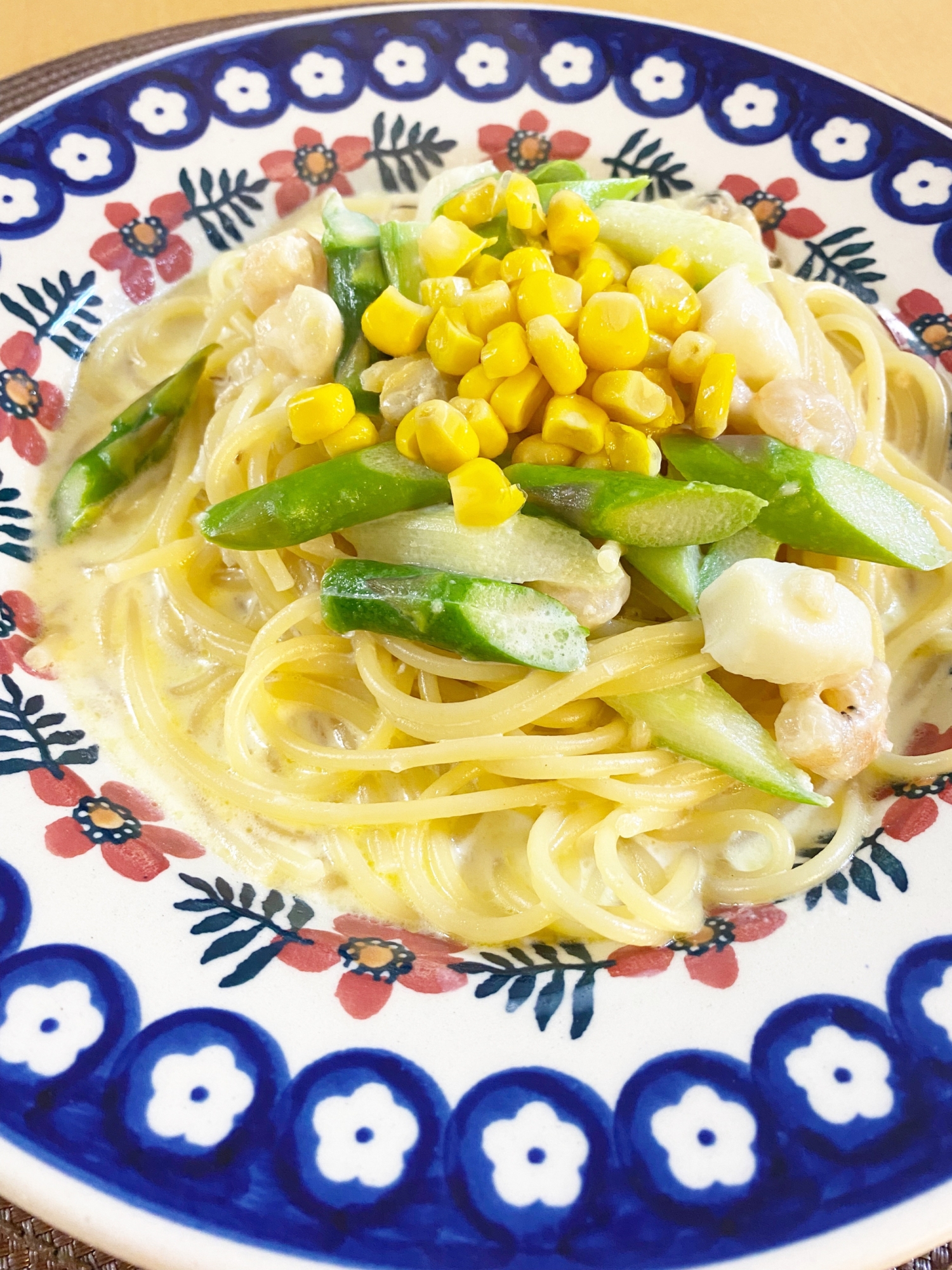 ほっこり〜♡味噌仕立てのミルクスープパスタ