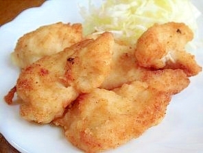 にんにく風味の鶏から揚げ