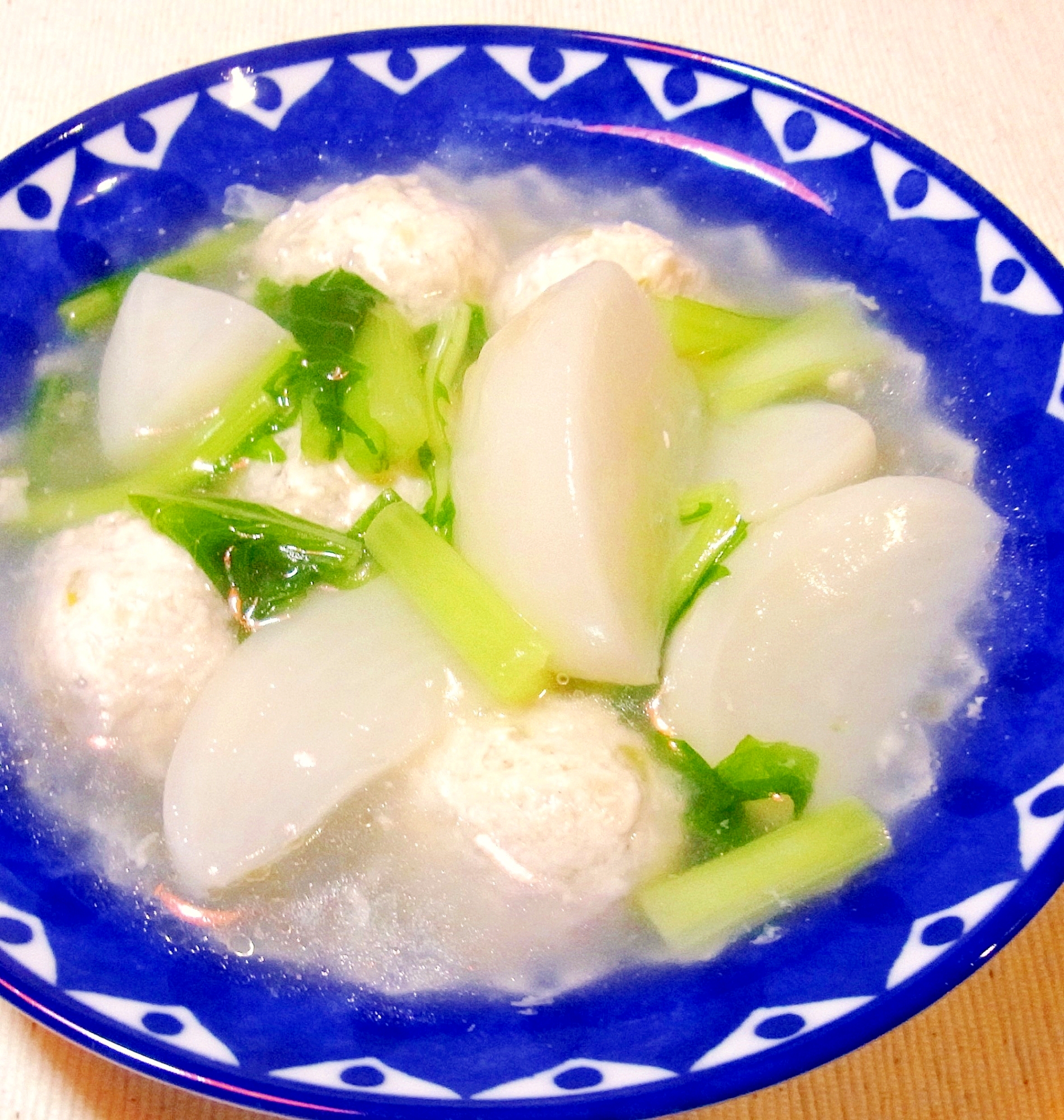 鶏団子とカブのトロトロ煮