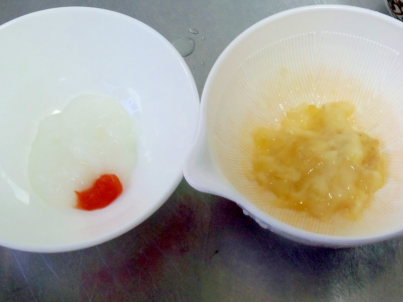 離乳食2ヶ月目 トマトおかゆとバナナ レシピ 作り方 By おいしい母ちゃん 楽天レシピ 離乳食2ヶ月目 トマトおかゆとバナナ レシピ 作り方 By おいしい母ちゃん 楽天レシピ