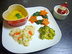 離乳食後期 クリスマスプレート レシピ 作り方 By Raspberry 楽天レシピ 離乳食後期 クリスマスプレート レシピ 作り方 By Raspberry 楽天レシピ