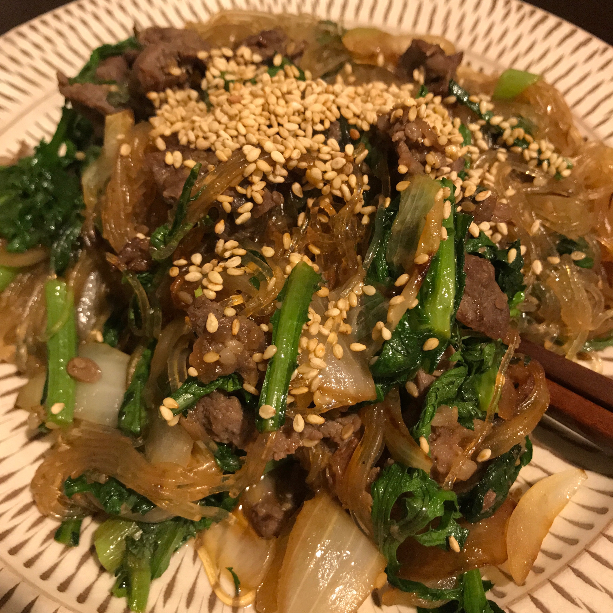 コストコのプルコギアレンジ 春菊と春雨炒め レシピ 作り方 By Akinacle 楽天レシピ コストコのプルコギアレンジ 春菊と春雨炒め レシピ 作り方 By Akinacle 楽天レシピ