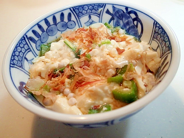オクラ豆腐
