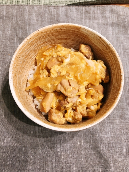 黄金 親子 レシピ 丼 比